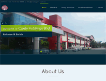 Tablet Screenshot of caelyholdings.com
